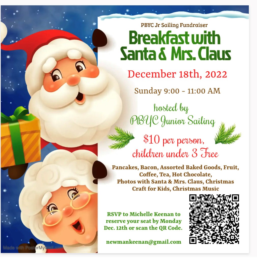 Breakfast with Santa & Mrs. Claus on Dec 12