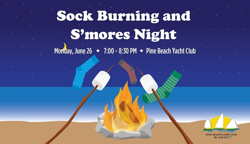 NEW TIME! Sock Burning & S'mores Party